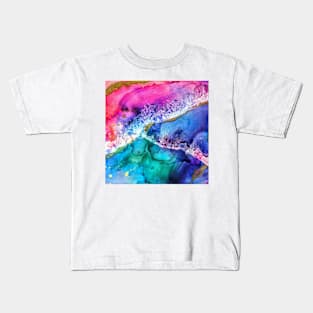 Multicolored Abstract Painting Kids T-Shirt